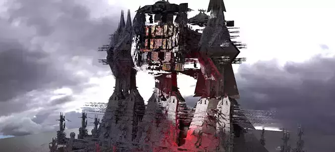 Ramesses Great pyramid under construction 5 