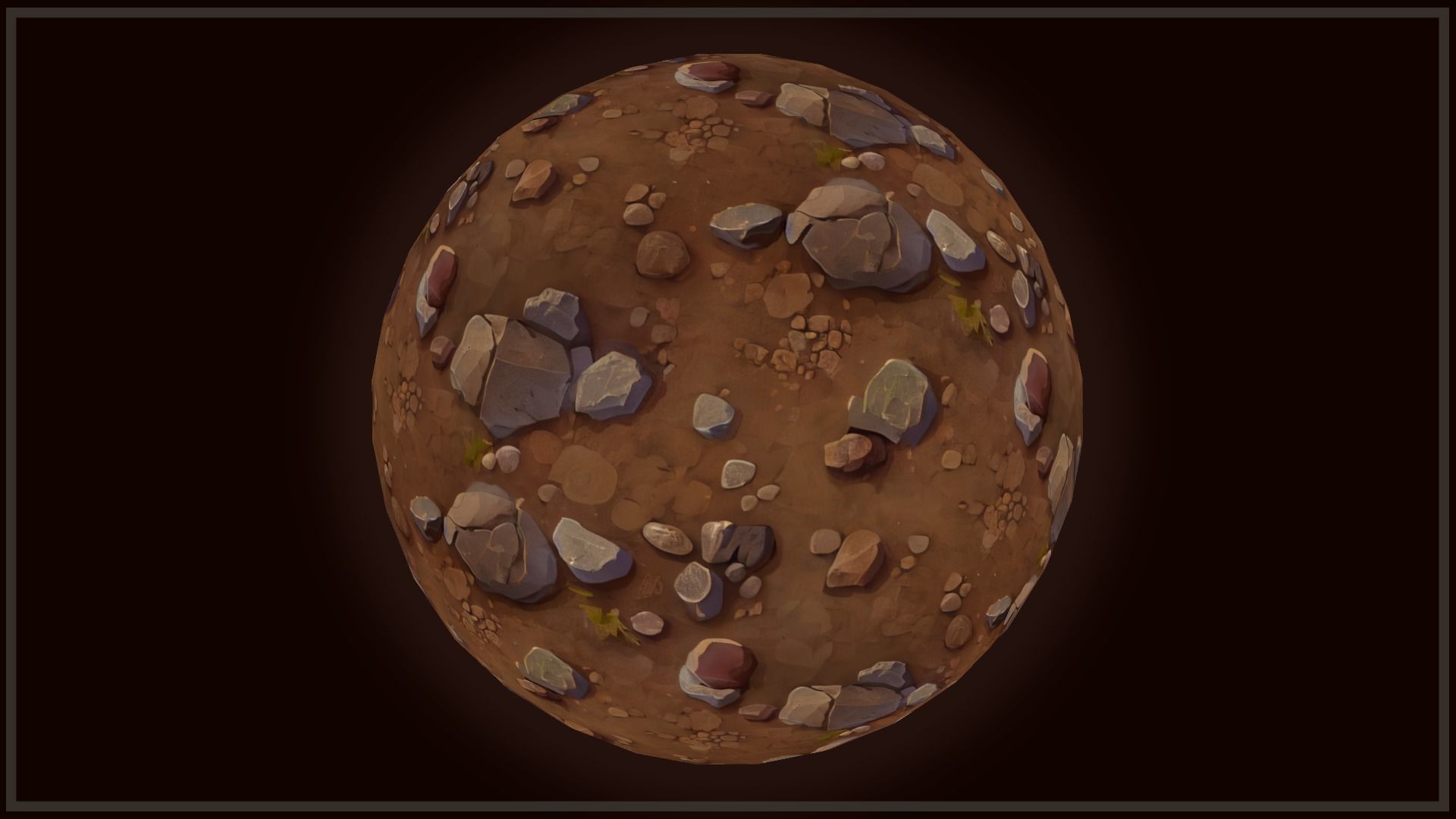 Ground - Earth and Rocks - 20 TEXTURES - Hand-painted -PACK 1--- Texture_13