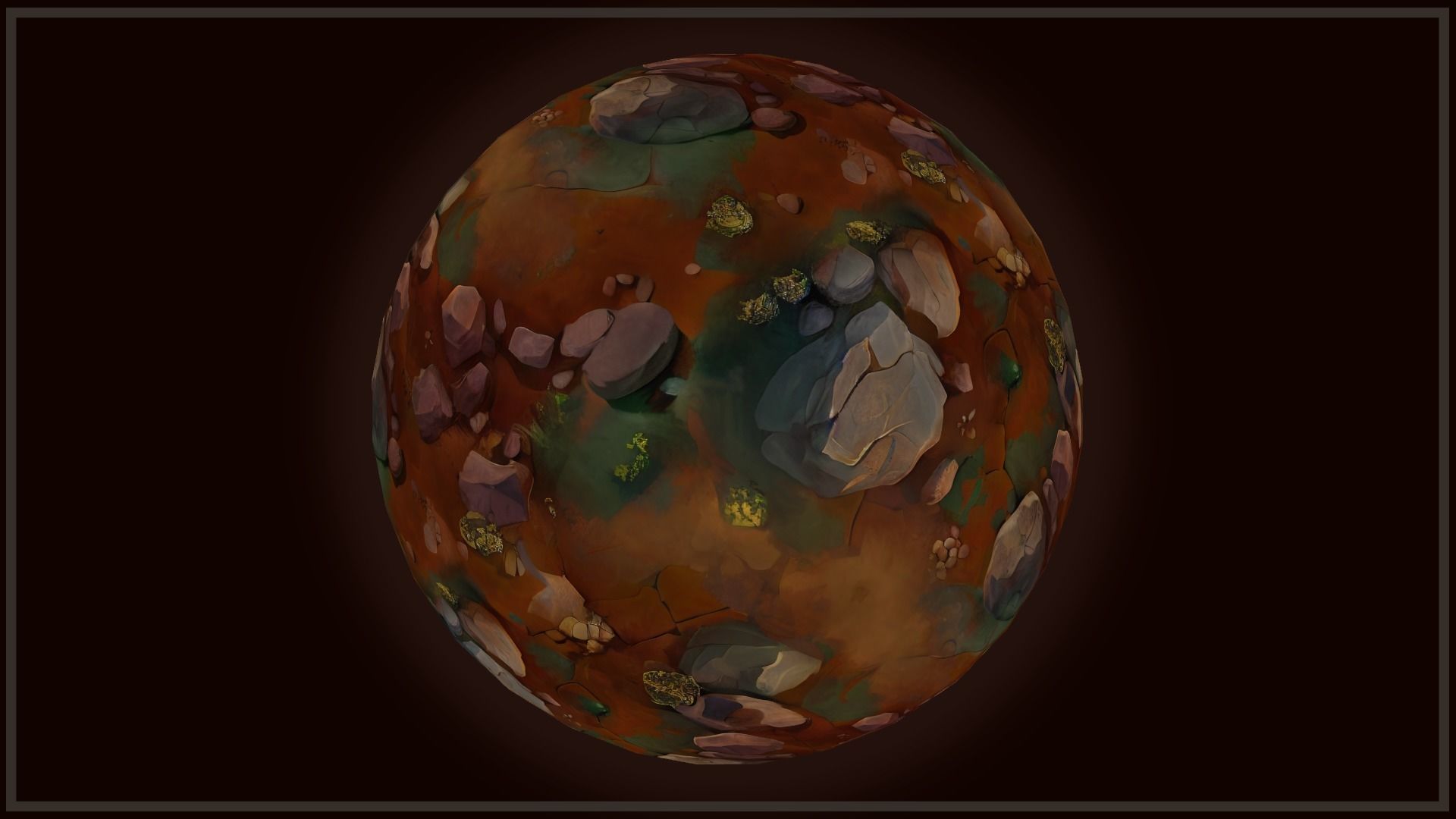 Ground - Earth and Rocks - 20 TEXTURES - Hand-painted -PACK 1--- Texture_19