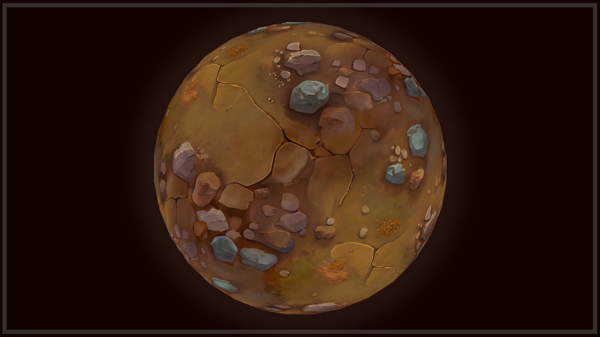 Ground - Earth and Rocks - 20 TEXTURES - Hand-painted -PACK 1--- Texture_5