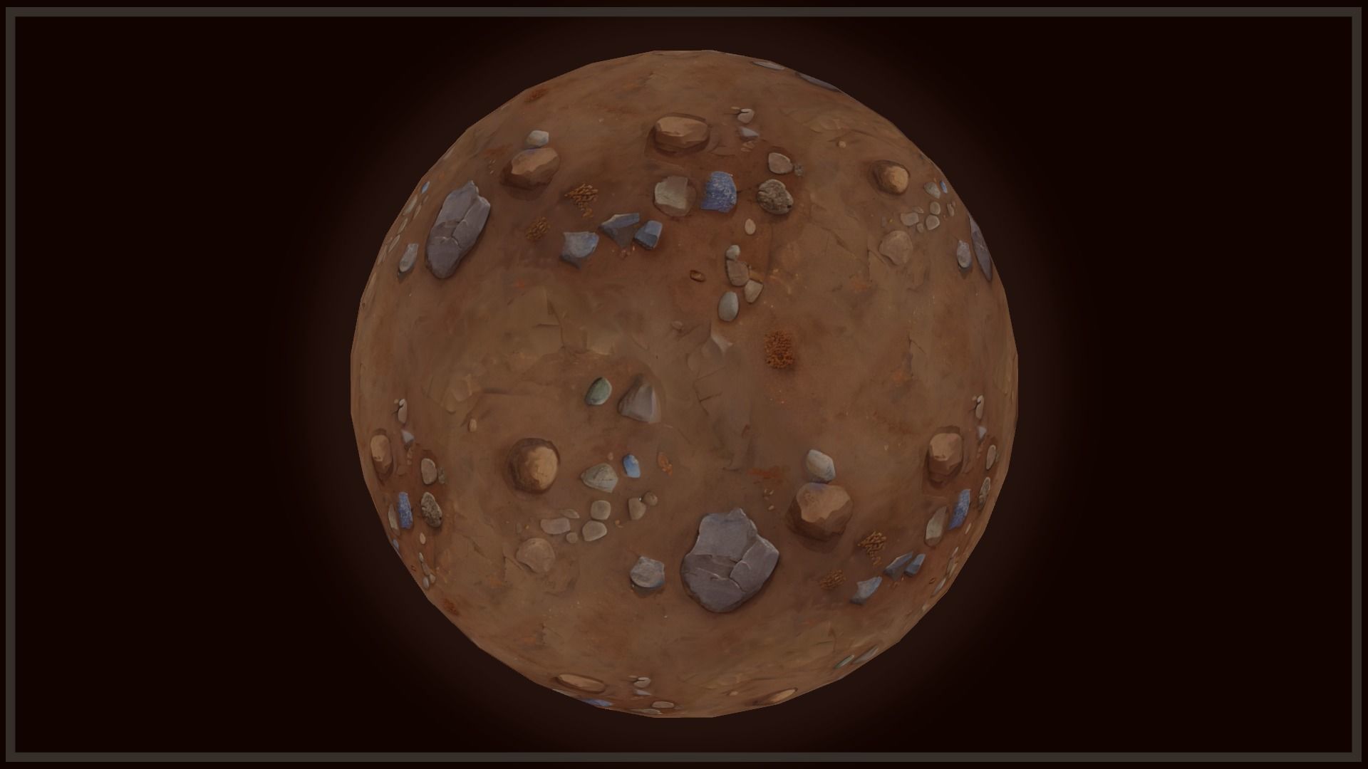 Ground - Earth and Rocks - 20 TEXTURES - Hand-painted -PACK 1--- Texture_12