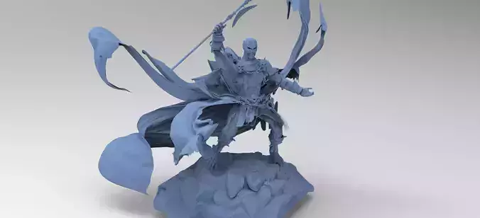 Dragon Rider Warrior Sculpture 1