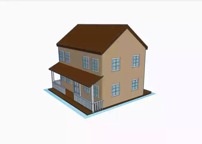 Simple Ranch Style House