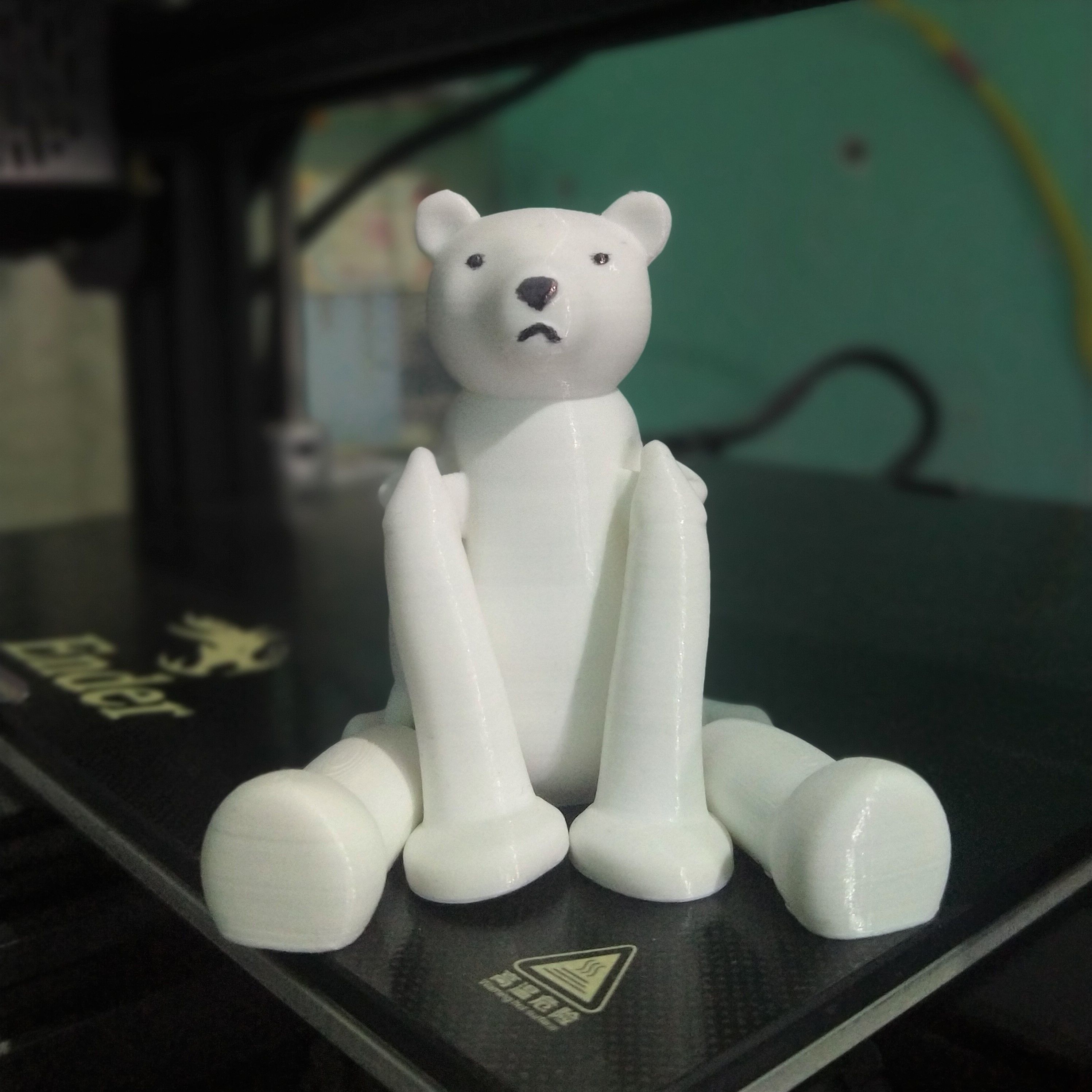Flexi Polar Bear 3D print model_1