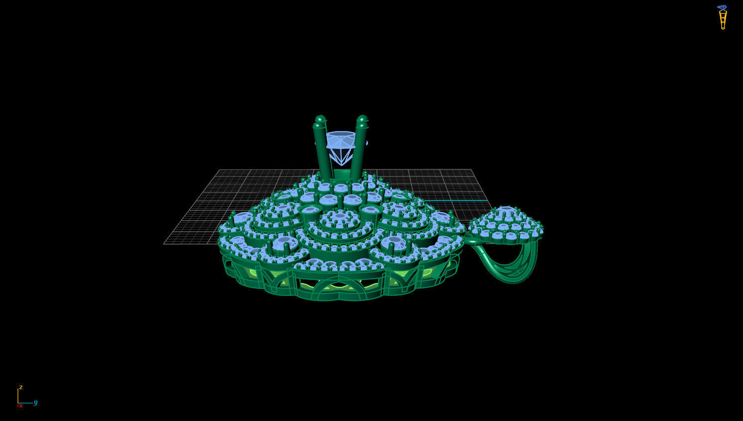 PENDANTS DIAMOND 3D print model_1