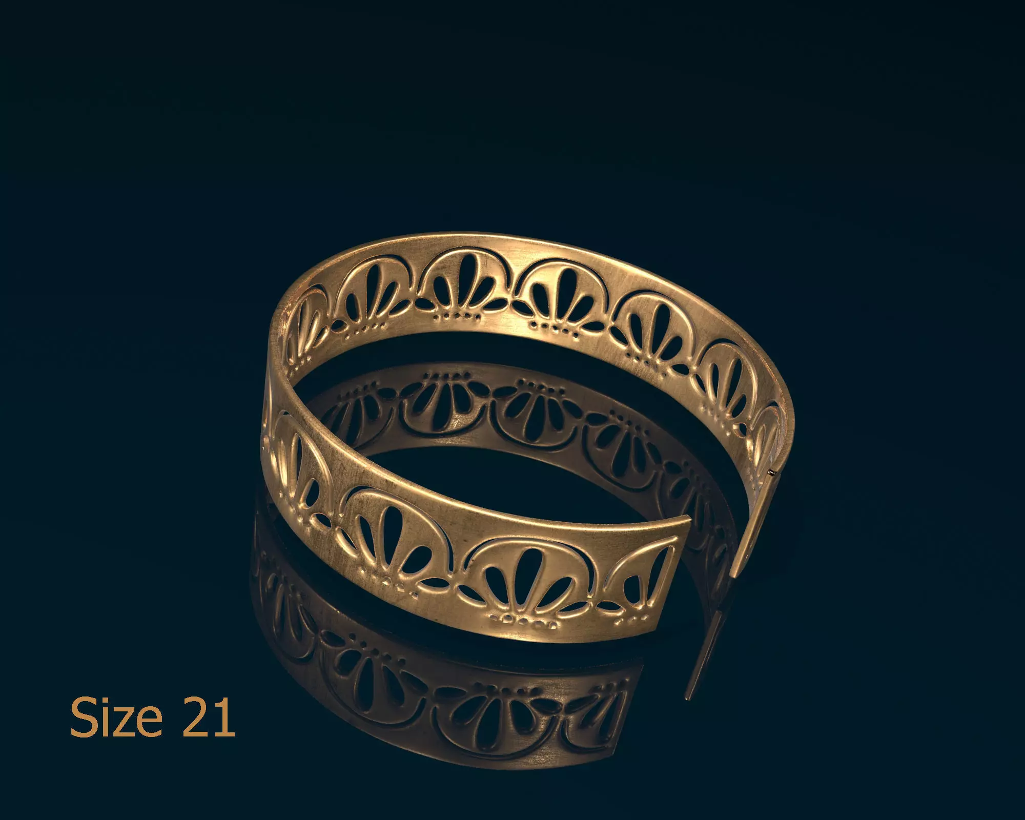 Ancient Bracelet STL jewelry Free 3D print model