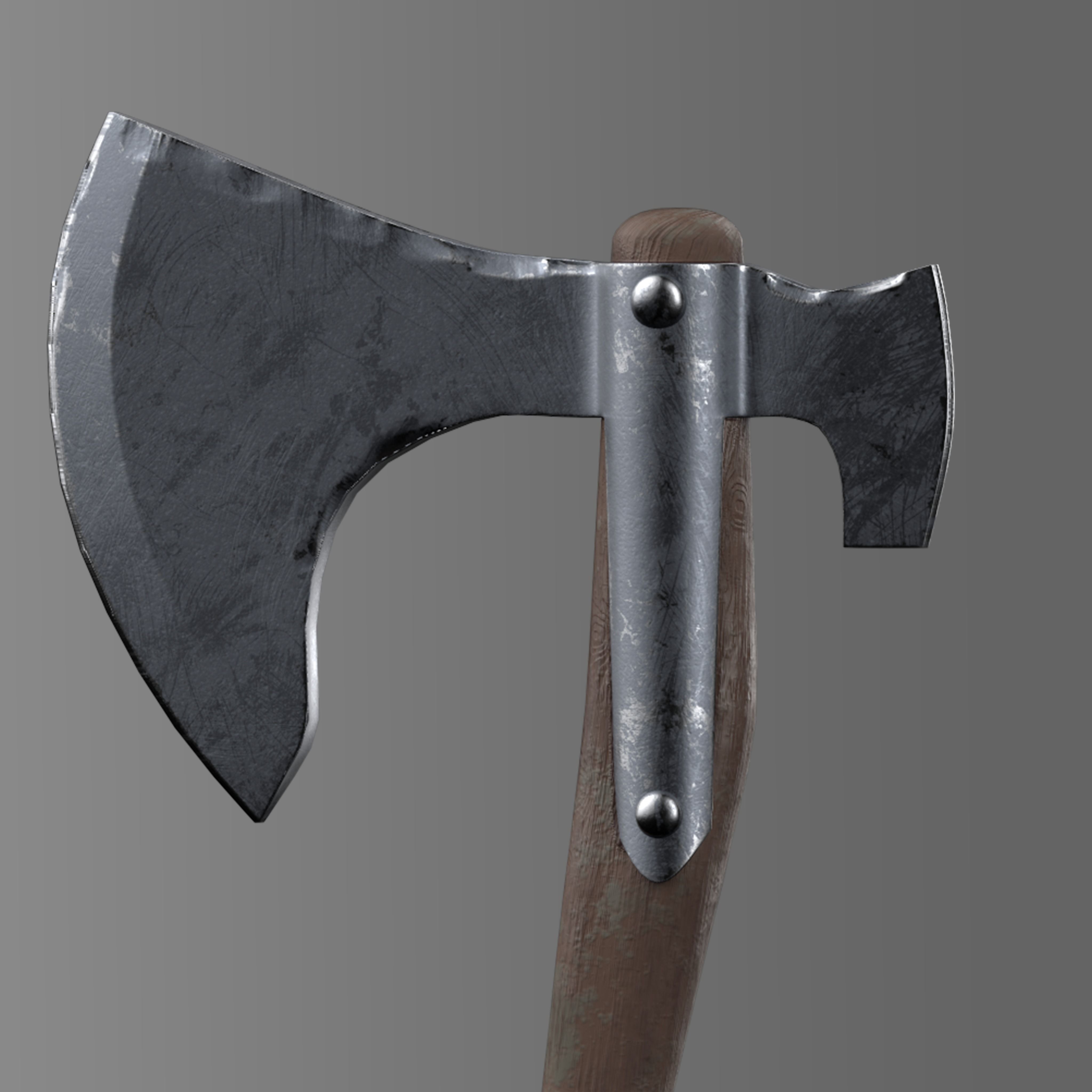 Axe old 3D model 3D model_1