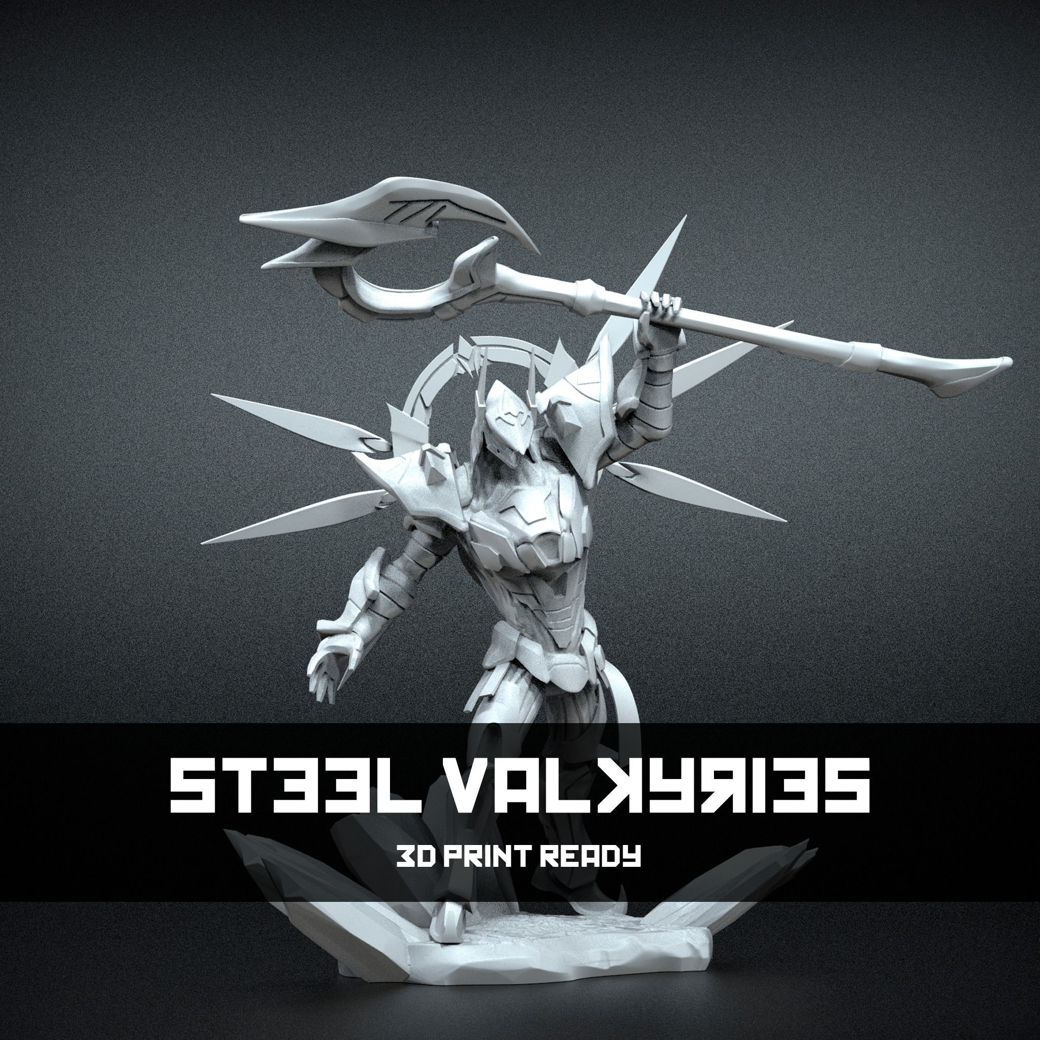 STL Nasus Armored Titan - League of legends 3D print model_6