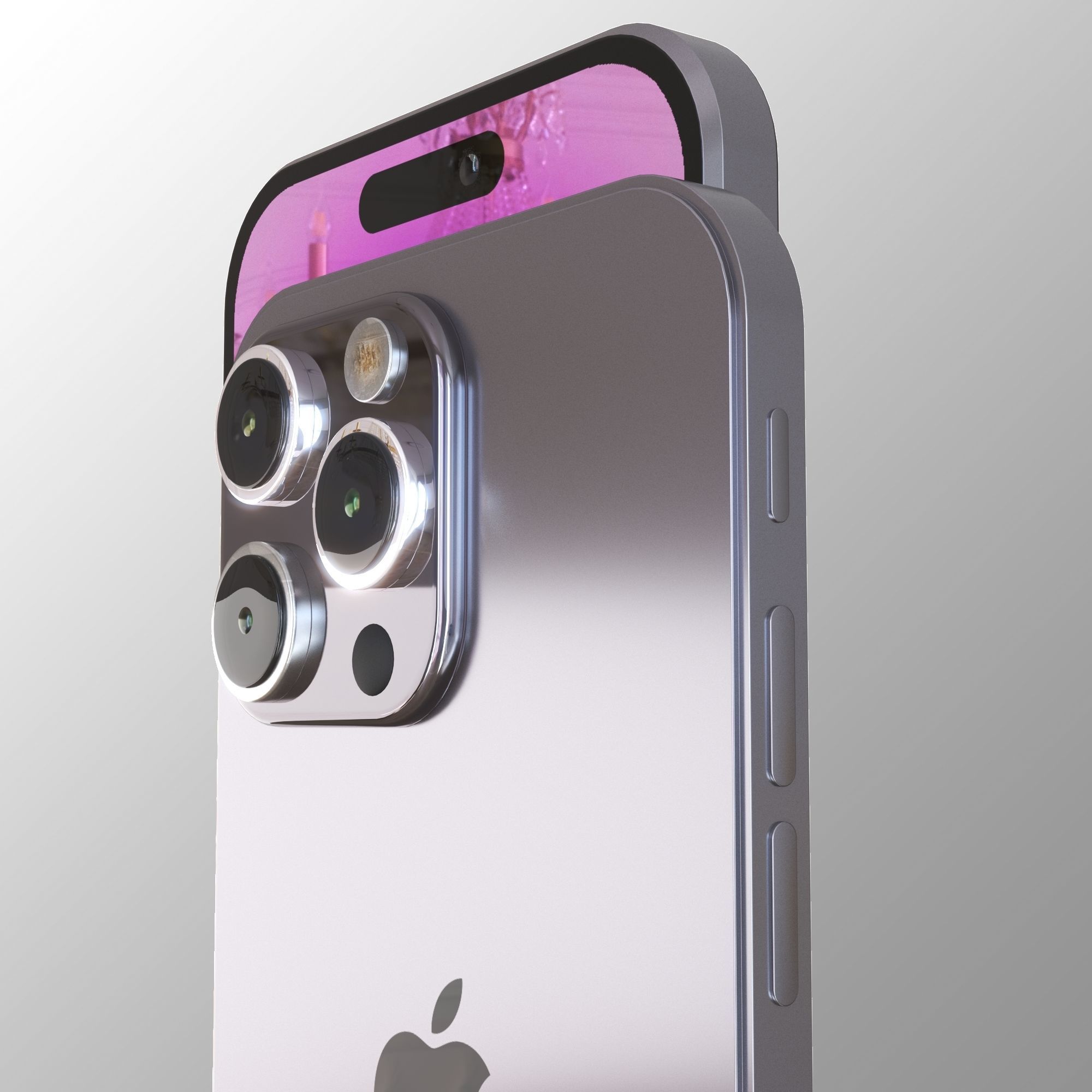 iPhone 14 Low-poly 3D model_4