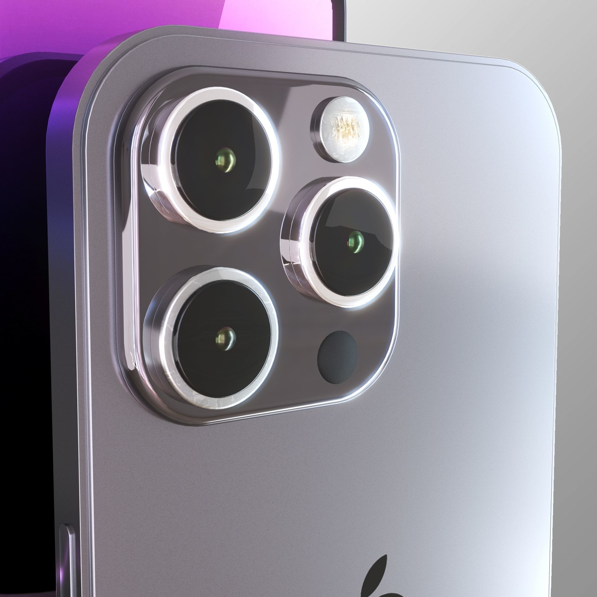 iPhone 14 Low-poly 3D model_2