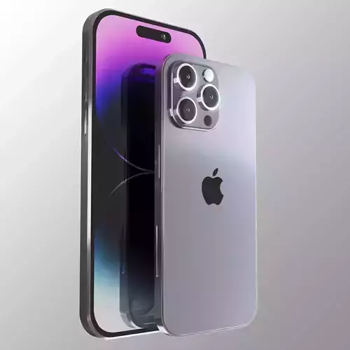 iPhone 14 Low-poly 3D model