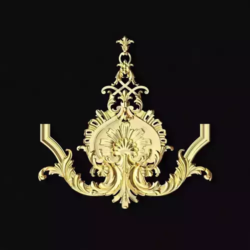 Central decor ornament for furniture