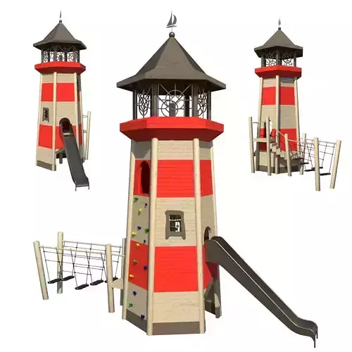Game Complex Lighthouse 3D model
