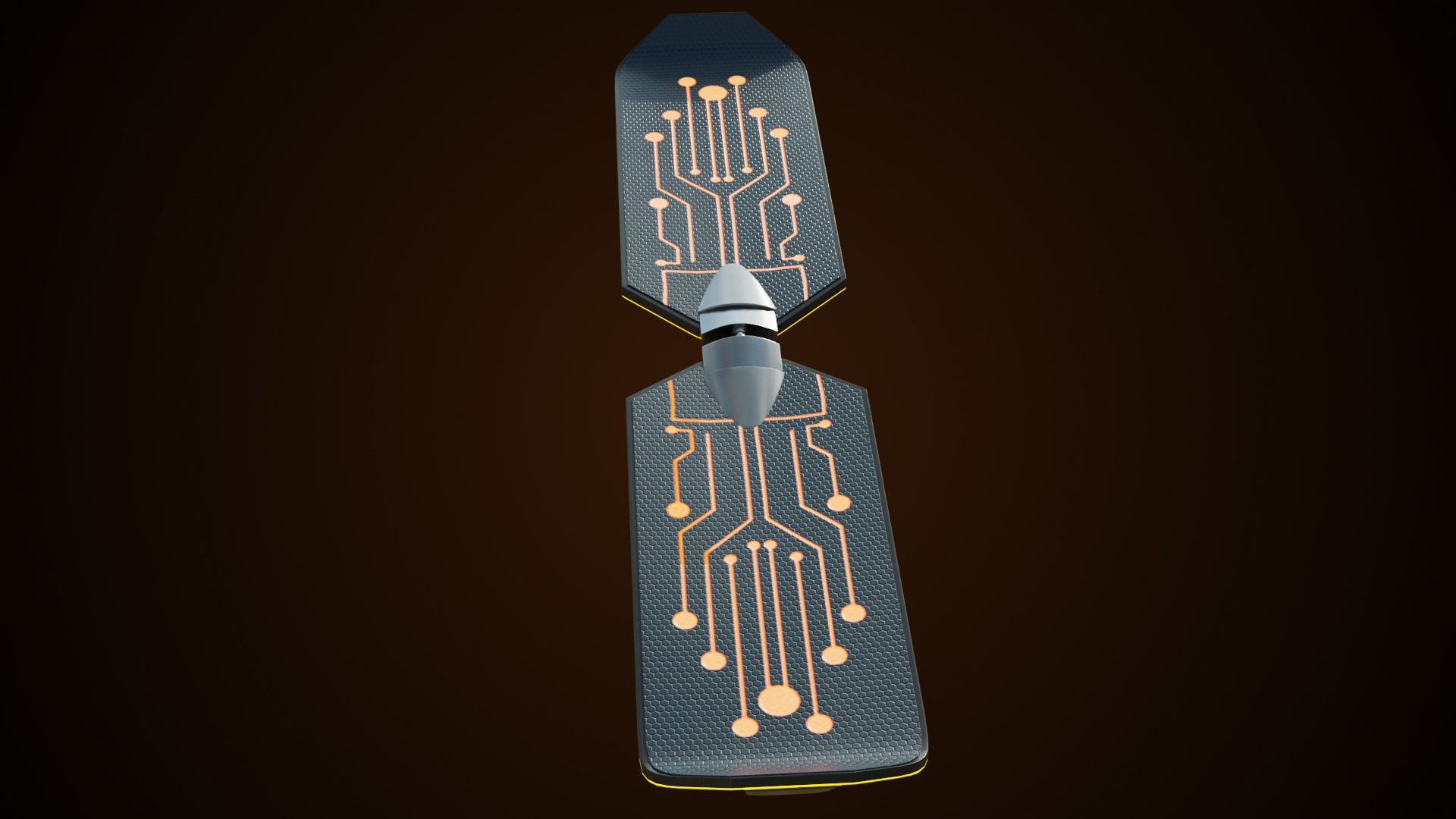 Sic-Fi Hoverboard 4 All PBR Unity UE Textures Included Low-poly 3D model_6