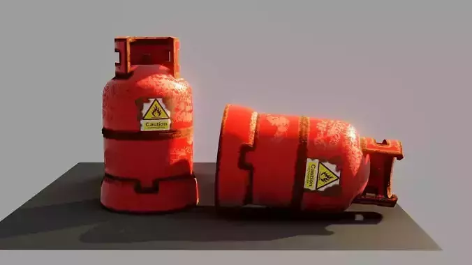 Gas cylinder game ready