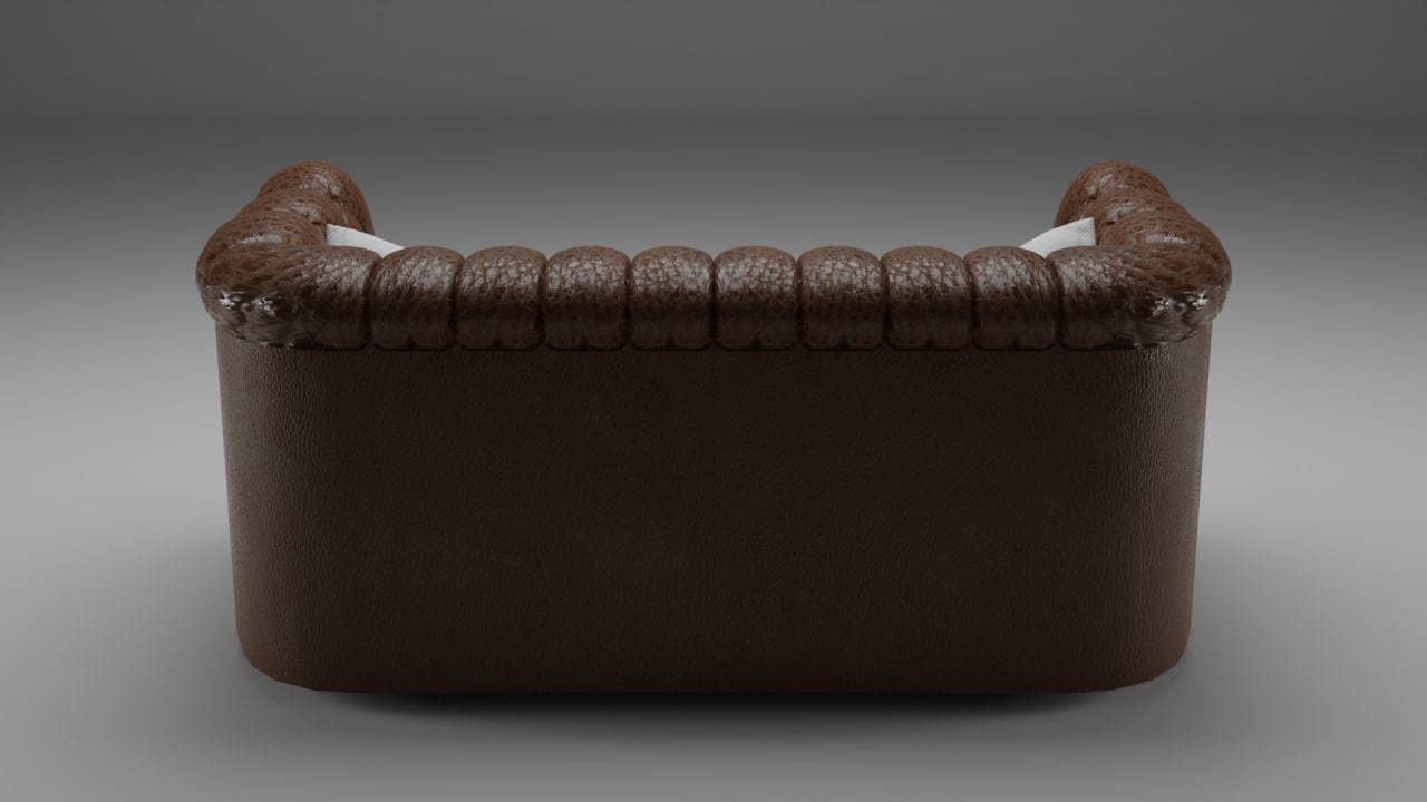 Chesterfield sofa 3D model_2