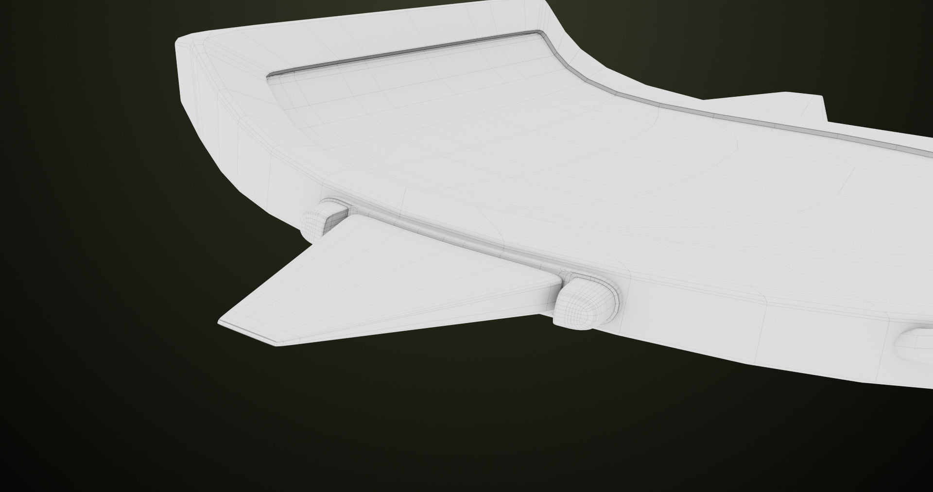  Sci Fi Hoverboard 7 All PBR Unity UE Textures Included Low-poly 3D model_23