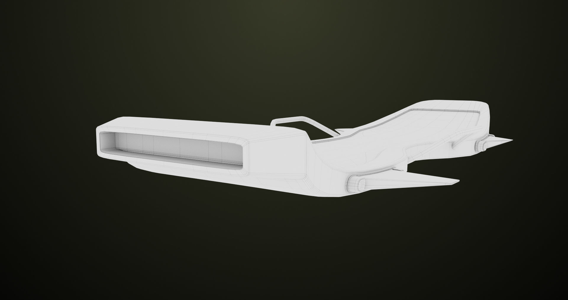  Sci Fi Hoverboard 7 All PBR Unity UE Textures Included Low-poly 3D model_19