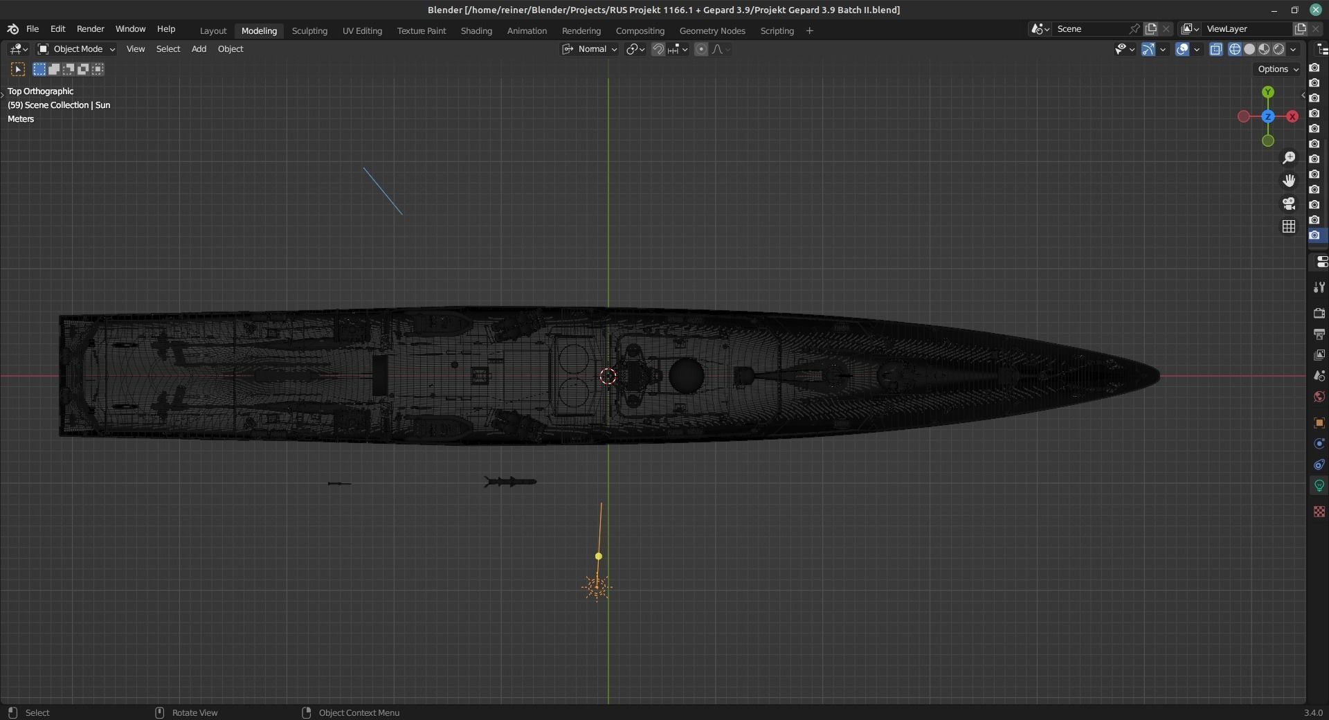 Frigate Project 1166-1 Export Gepard Batch I-III 3D model_12