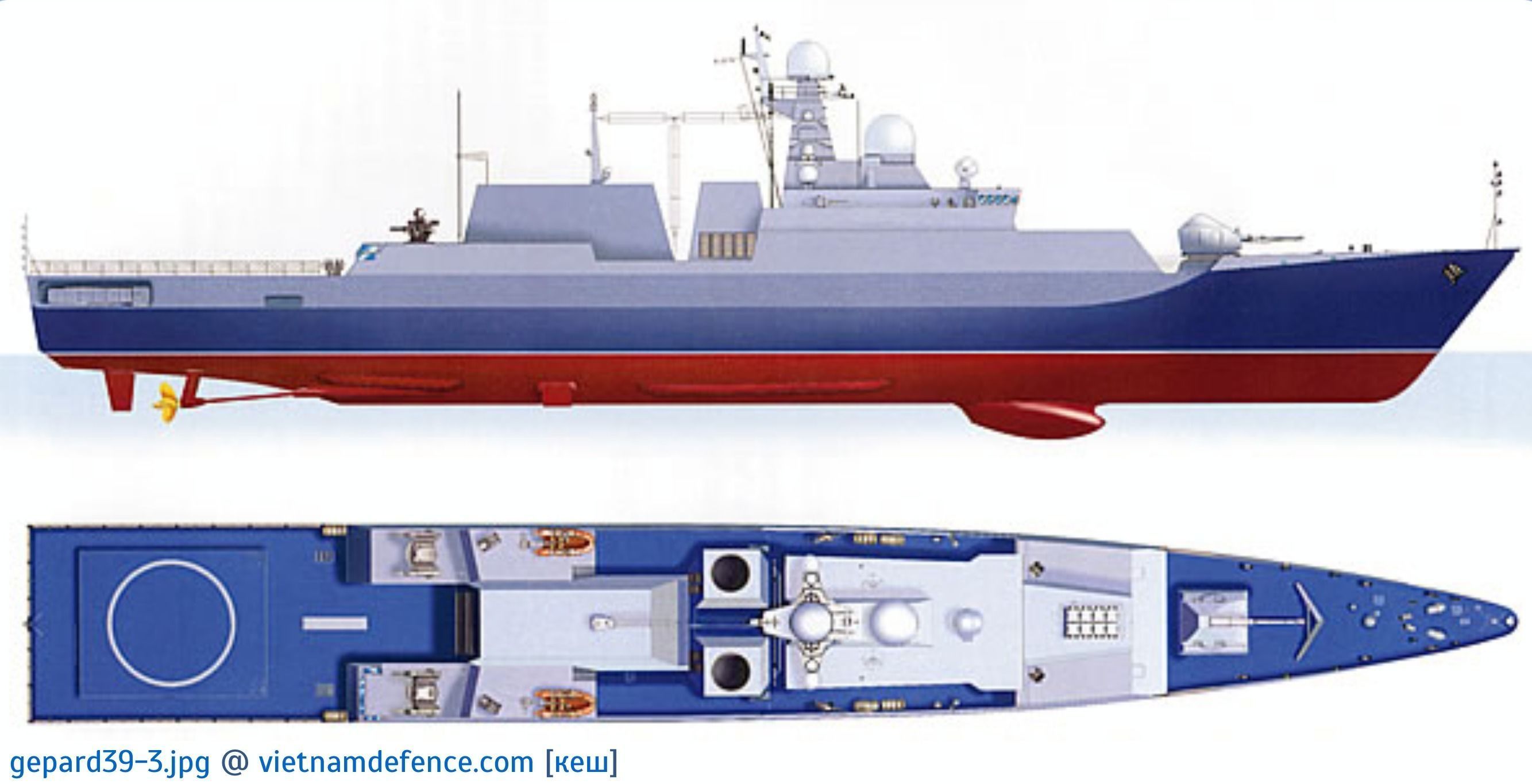 Frigate Project 1166-1 Export Gepard Batch I-III 3D model_15