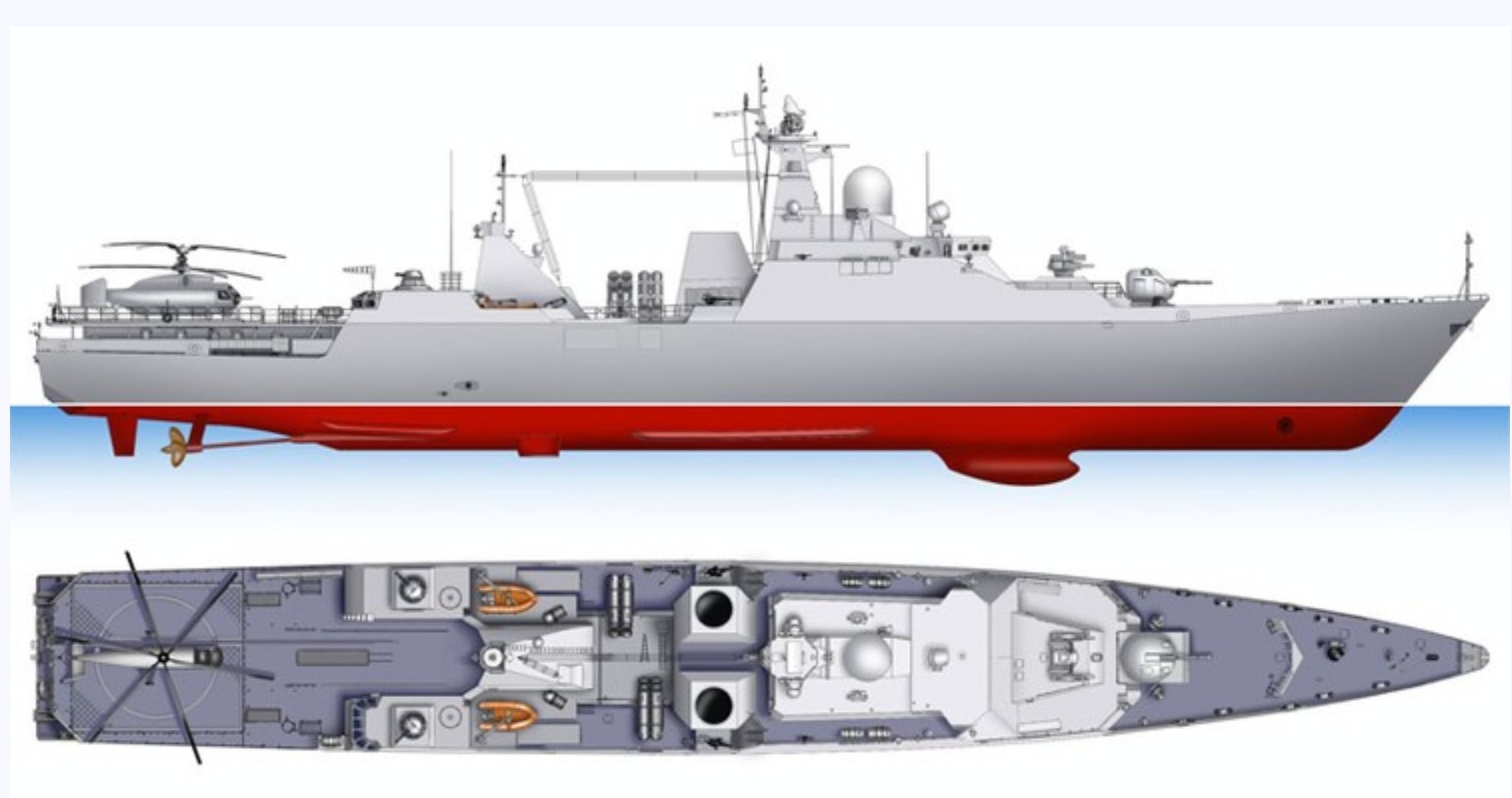 Frigate Project 1166-1 Export Gepard Batch I-III 3D model_8