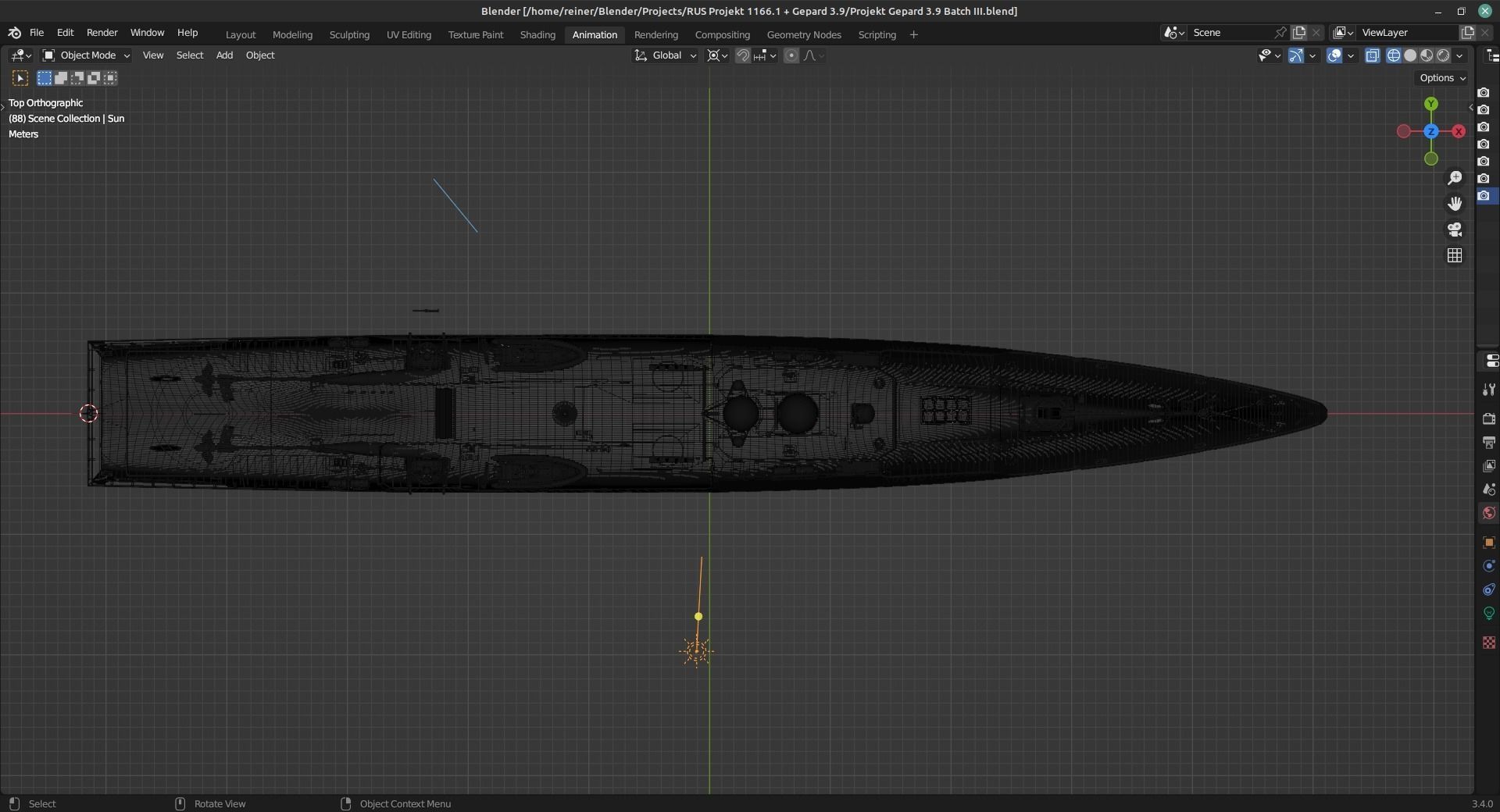 Frigate Project 1166-1 Export Gepard Batch I-III 3D model_19