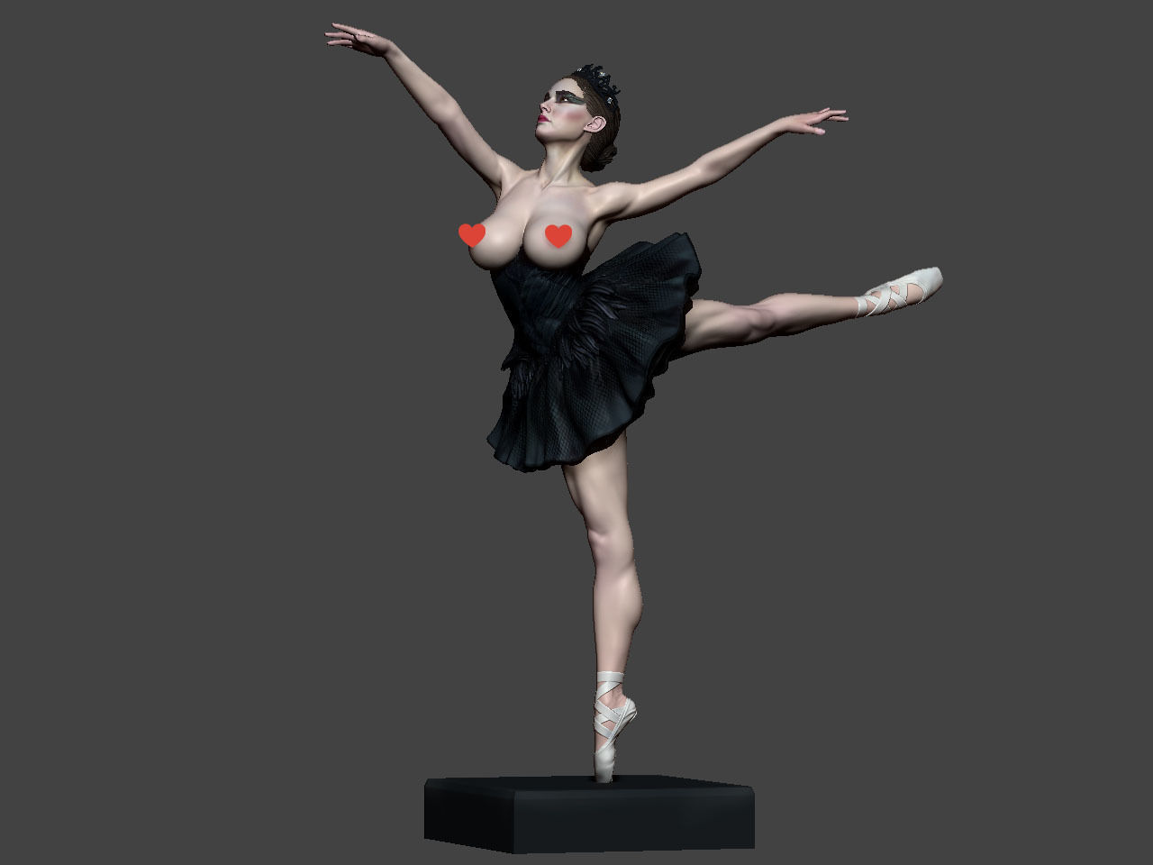 Black Swan NSFW 3D print model_1