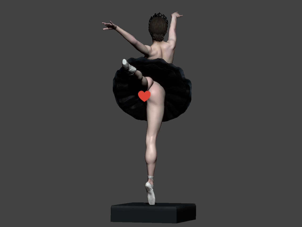 Black Swan NSFW 3D print model_7