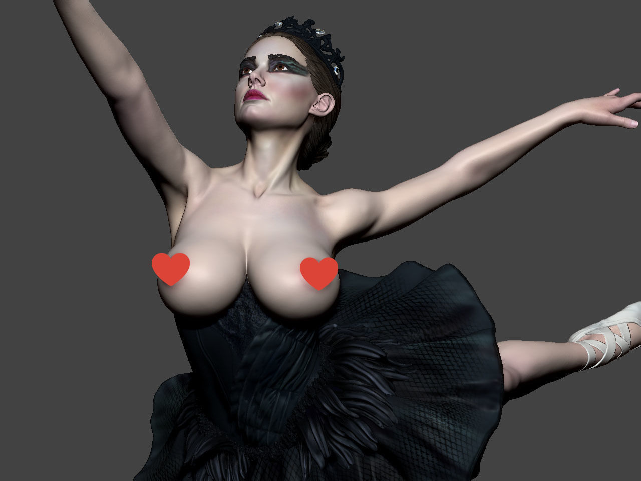 Black Swan NSFW 3D print model_19