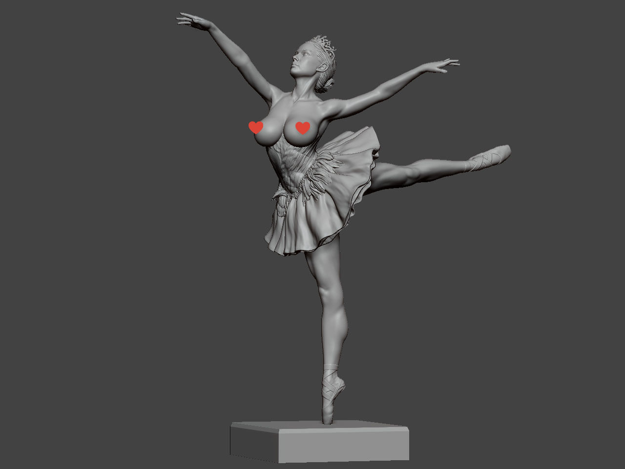 Black Swan NSFW 3D print model_2