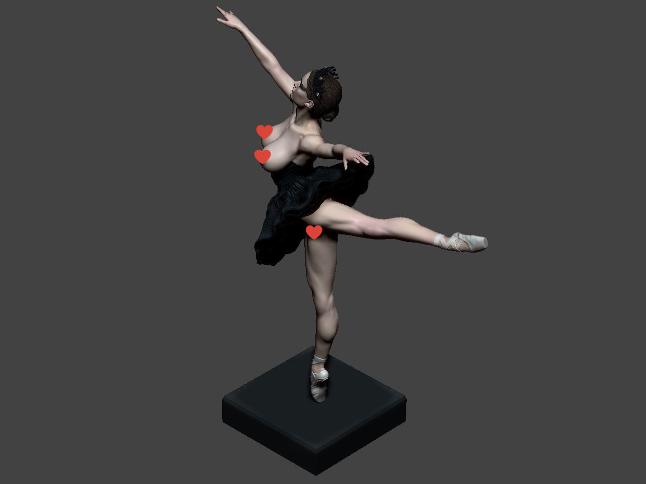 Black Swan NSFW 3D print model_53
