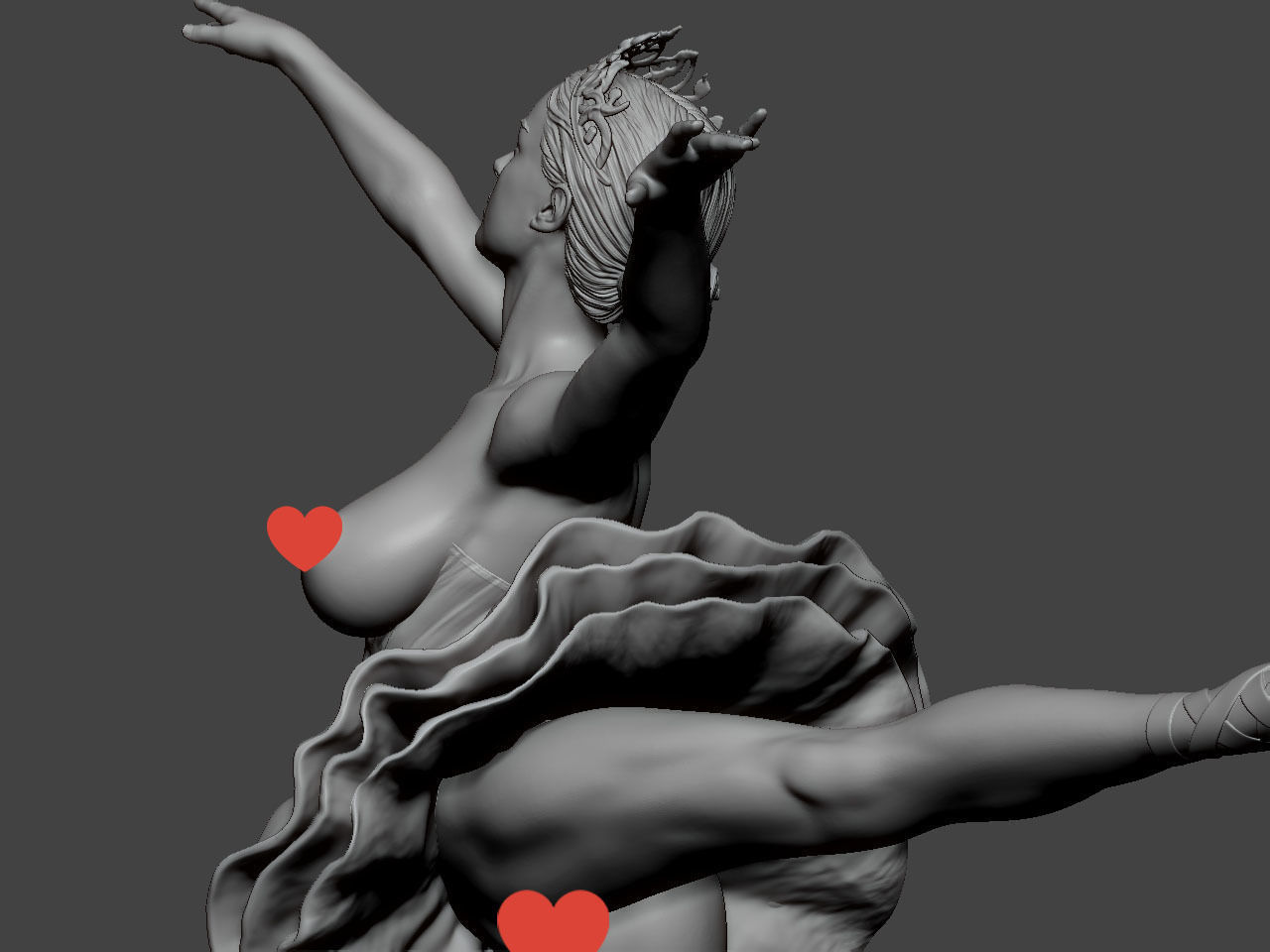 Black Swan NSFW 3D print model_24
