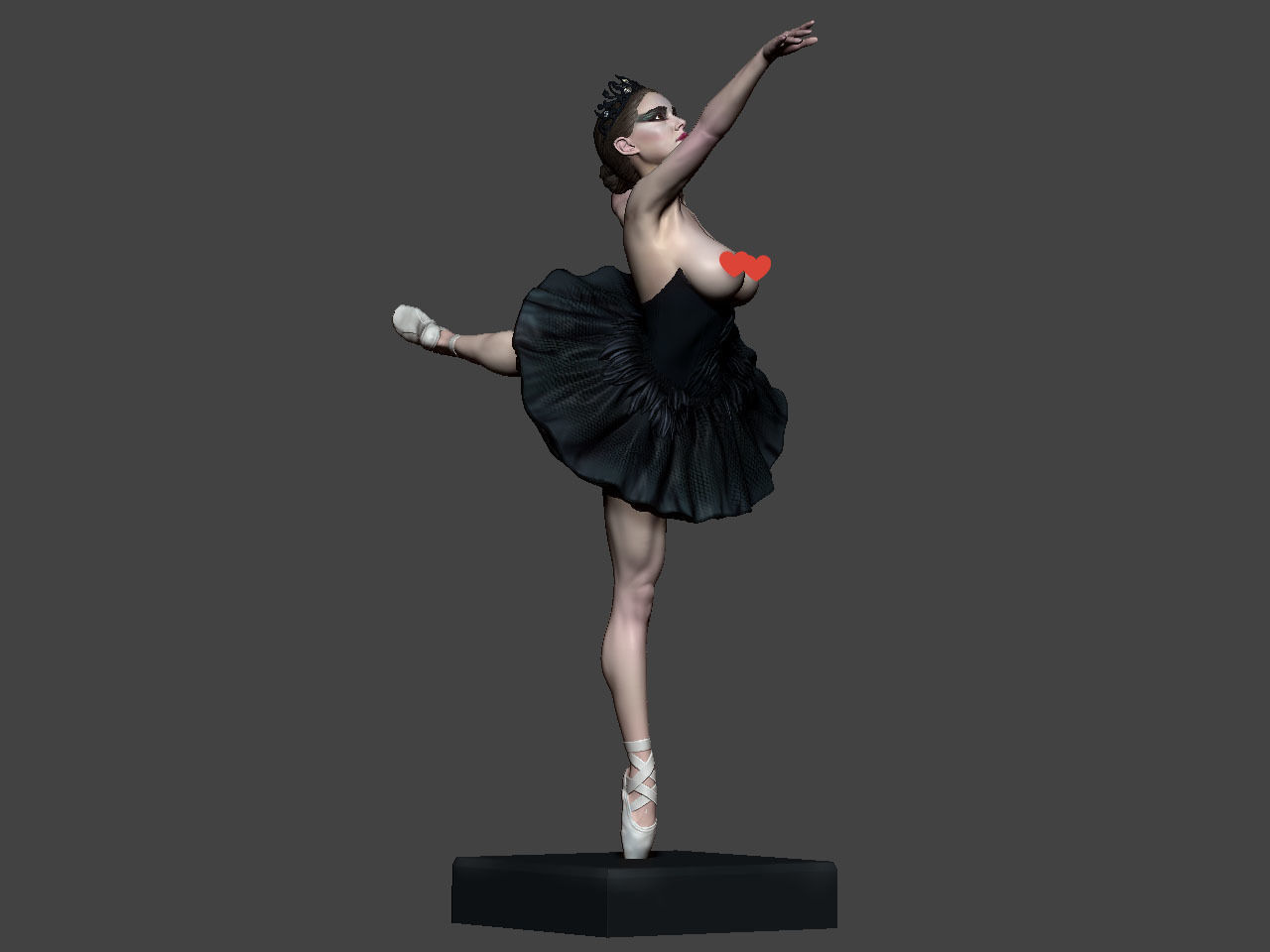 Black Swan NSFW 3D print model_13