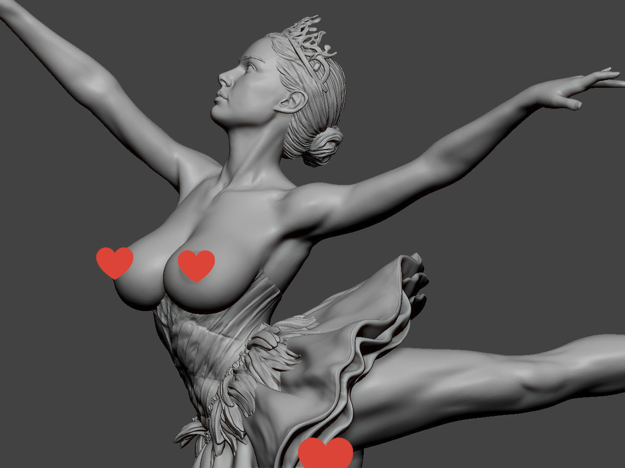 Black Swan NSFW 3D print model_22