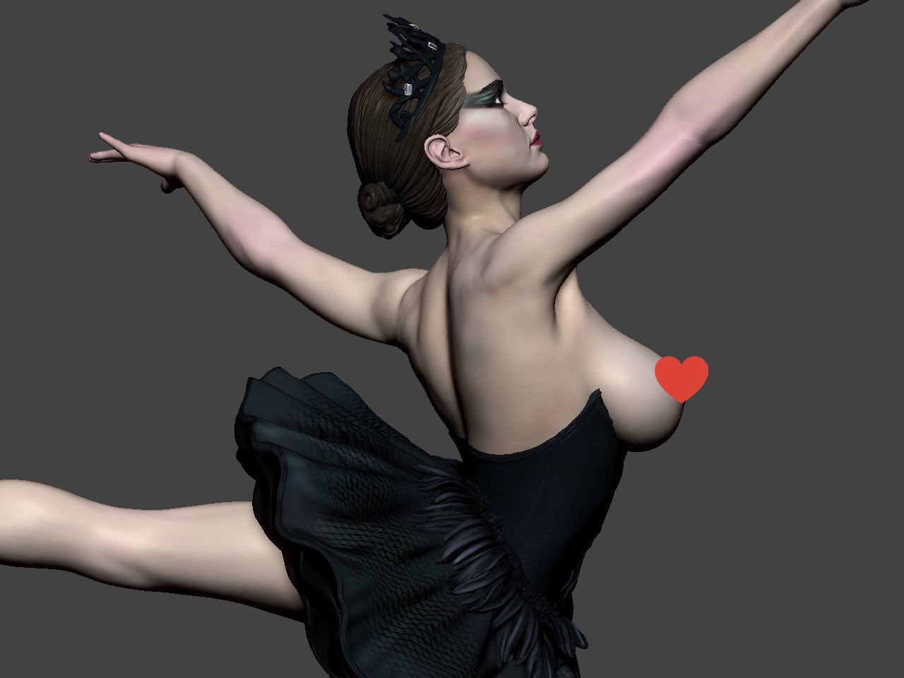 Black Swan NSFW 3D print model_29