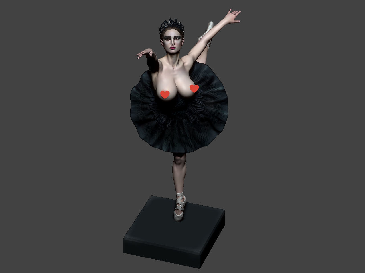 Black Swan NSFW 3D print model_47