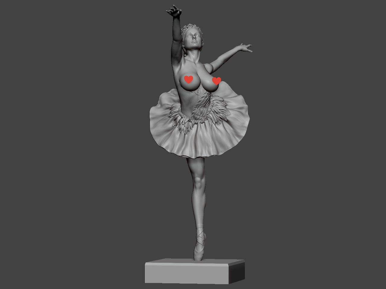 Black Swan NSFW 3D print model_16