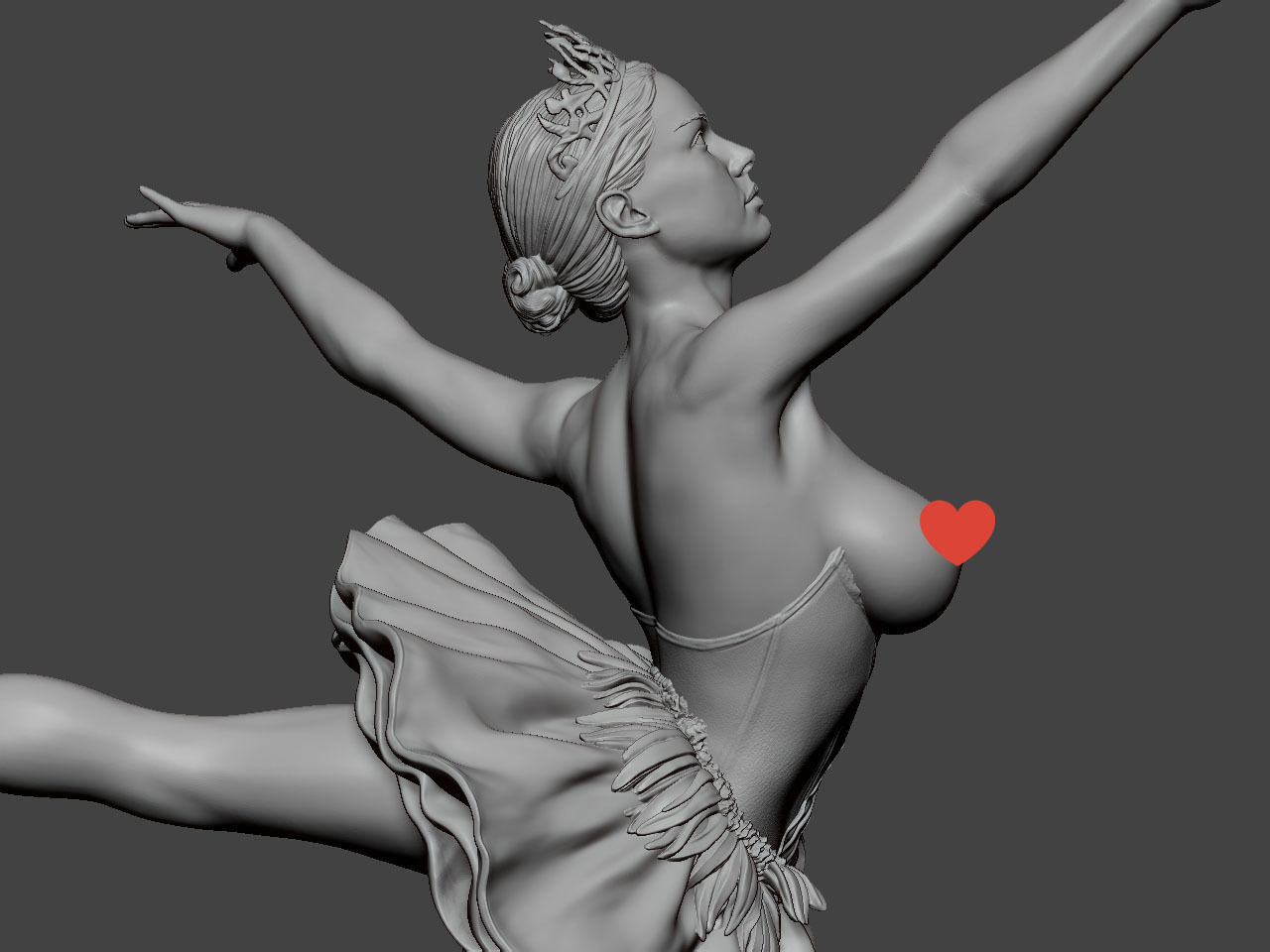 Black Swan NSFW 3D print model_30