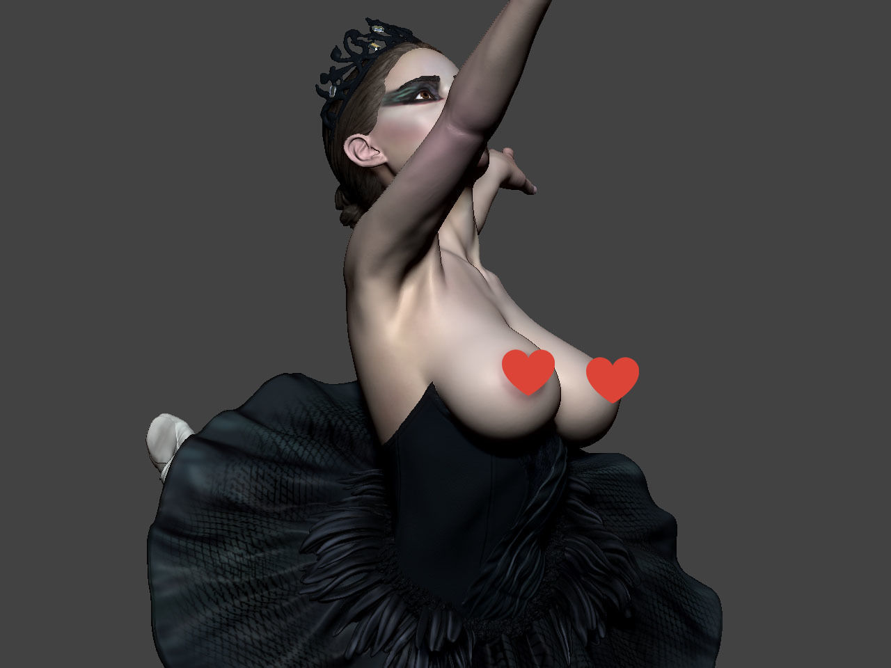 Black Swan NSFW 3D print model_31