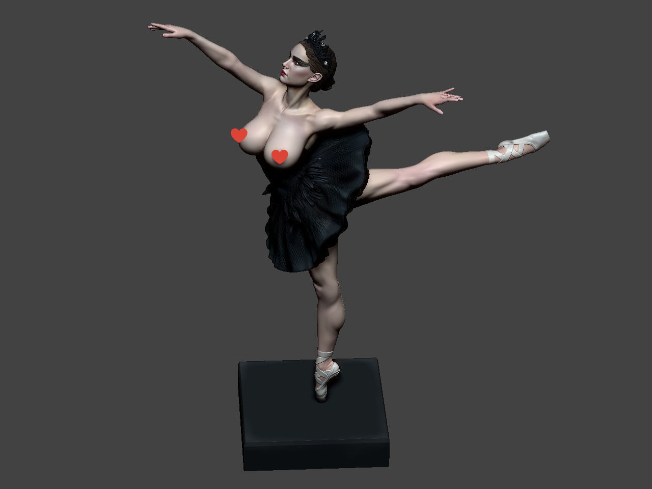 Black Swan NSFW 3D print model_51