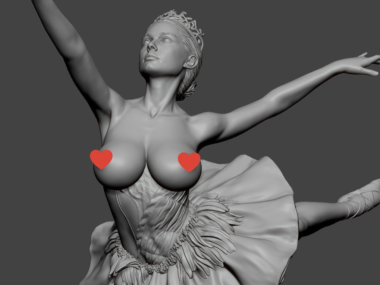 Black Swan NSFW 3D print model_20