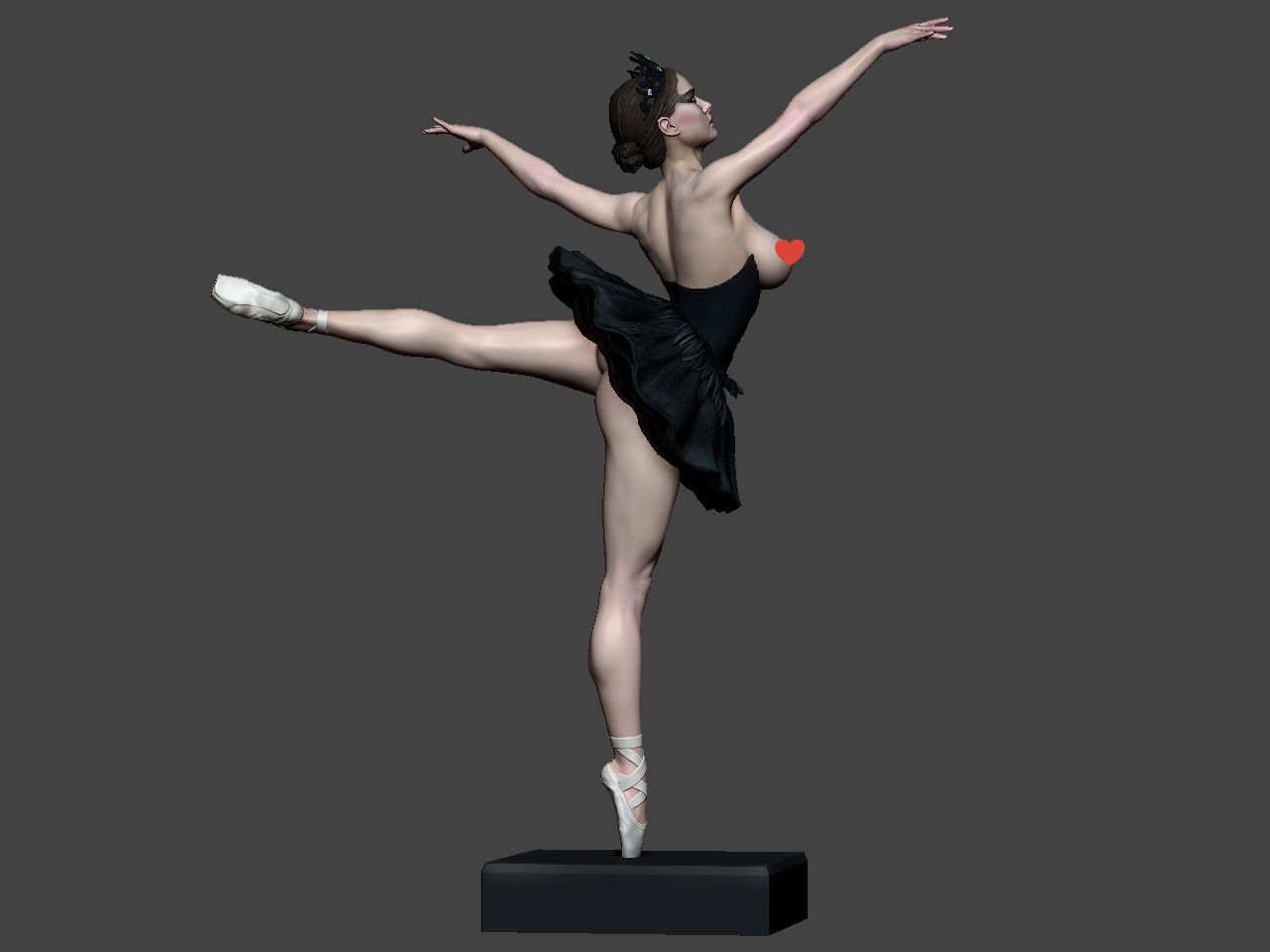 Black Swan NSFW 3D print model_11