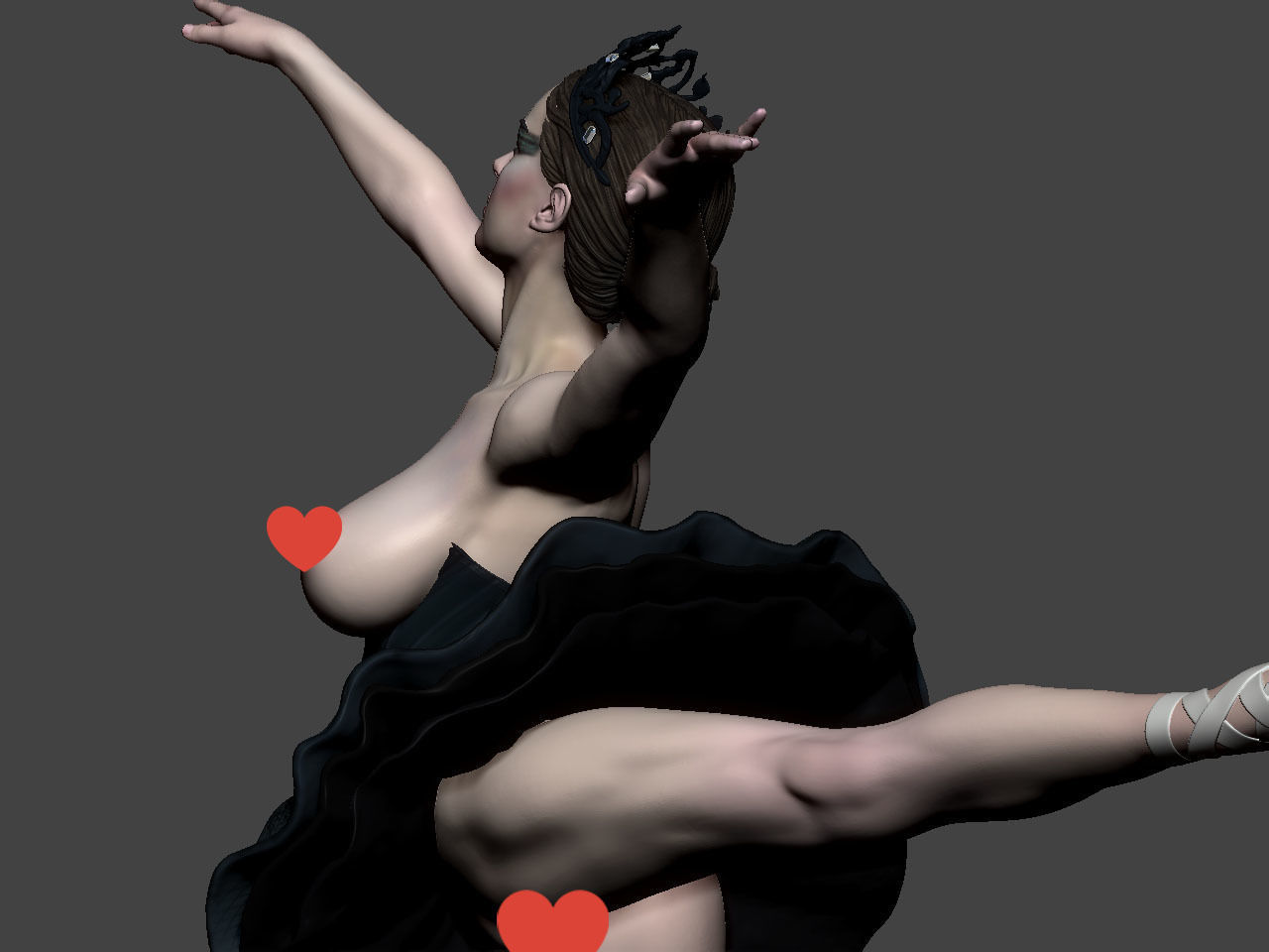Black Swan NSFW 3D print model_23