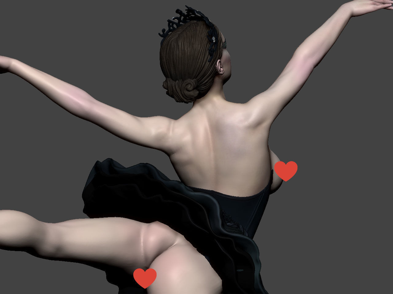 Black Swan NSFW 3D print model_27
