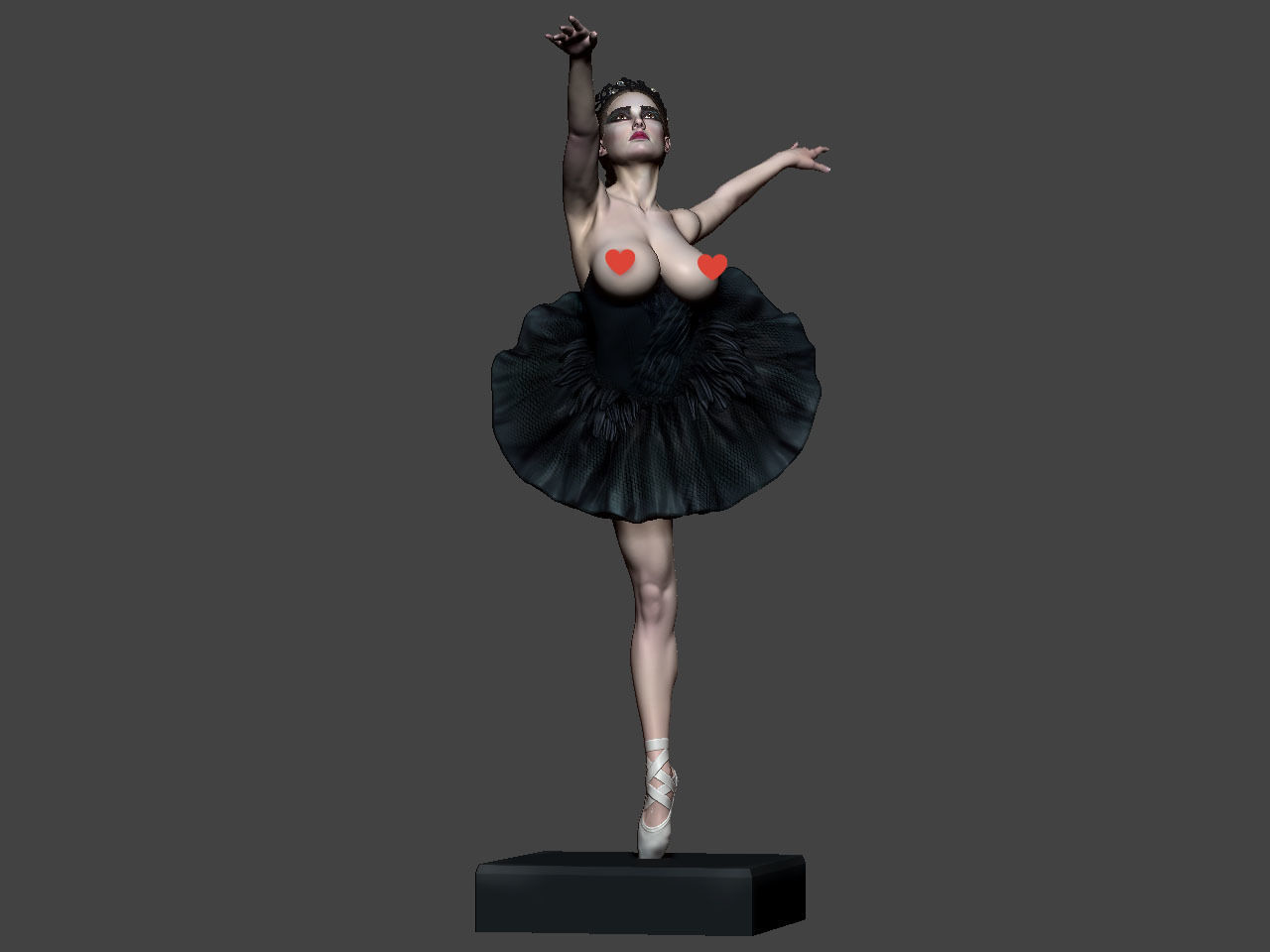 Black Swan NSFW 3D print model_15
