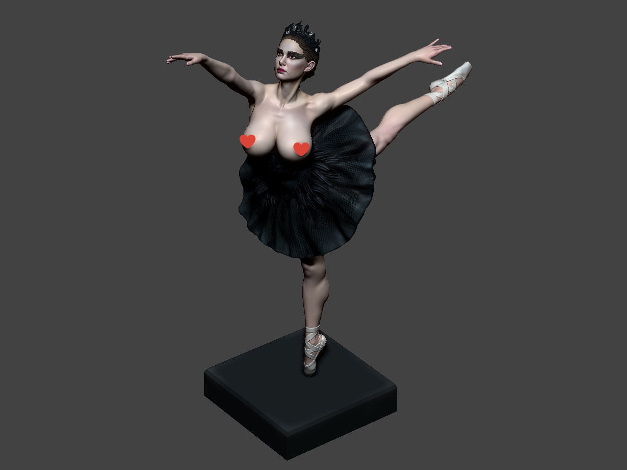Black Swan NSFW 3D print model_49