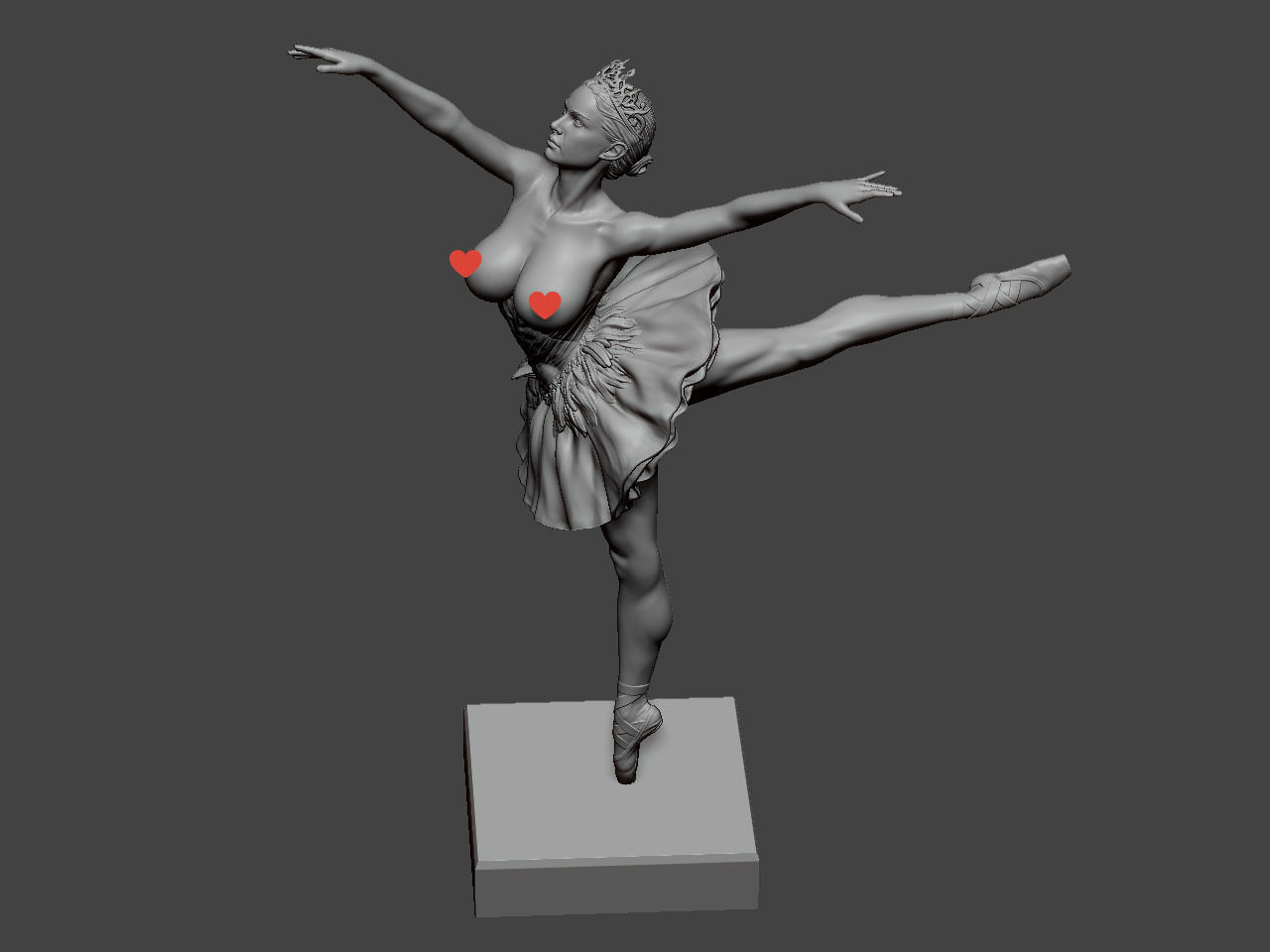 Black Swan NSFW 3D print model_52