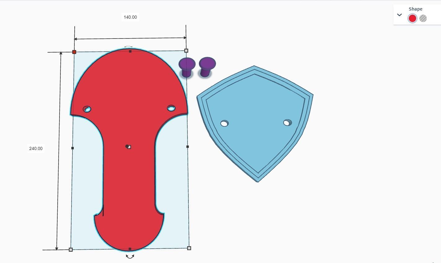 Sword plaques 3D print model_4