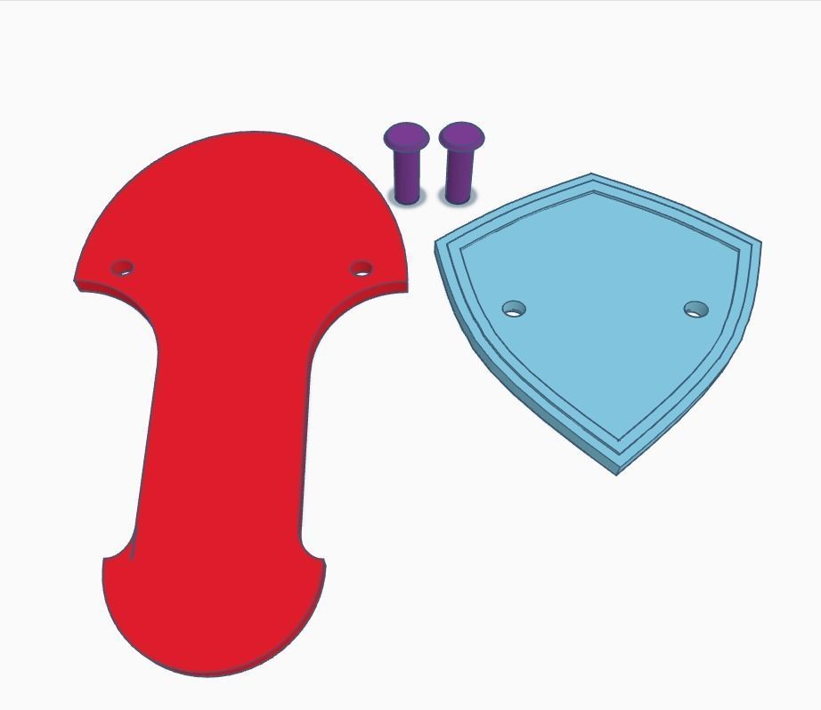 Sword plaques 3D print model_3