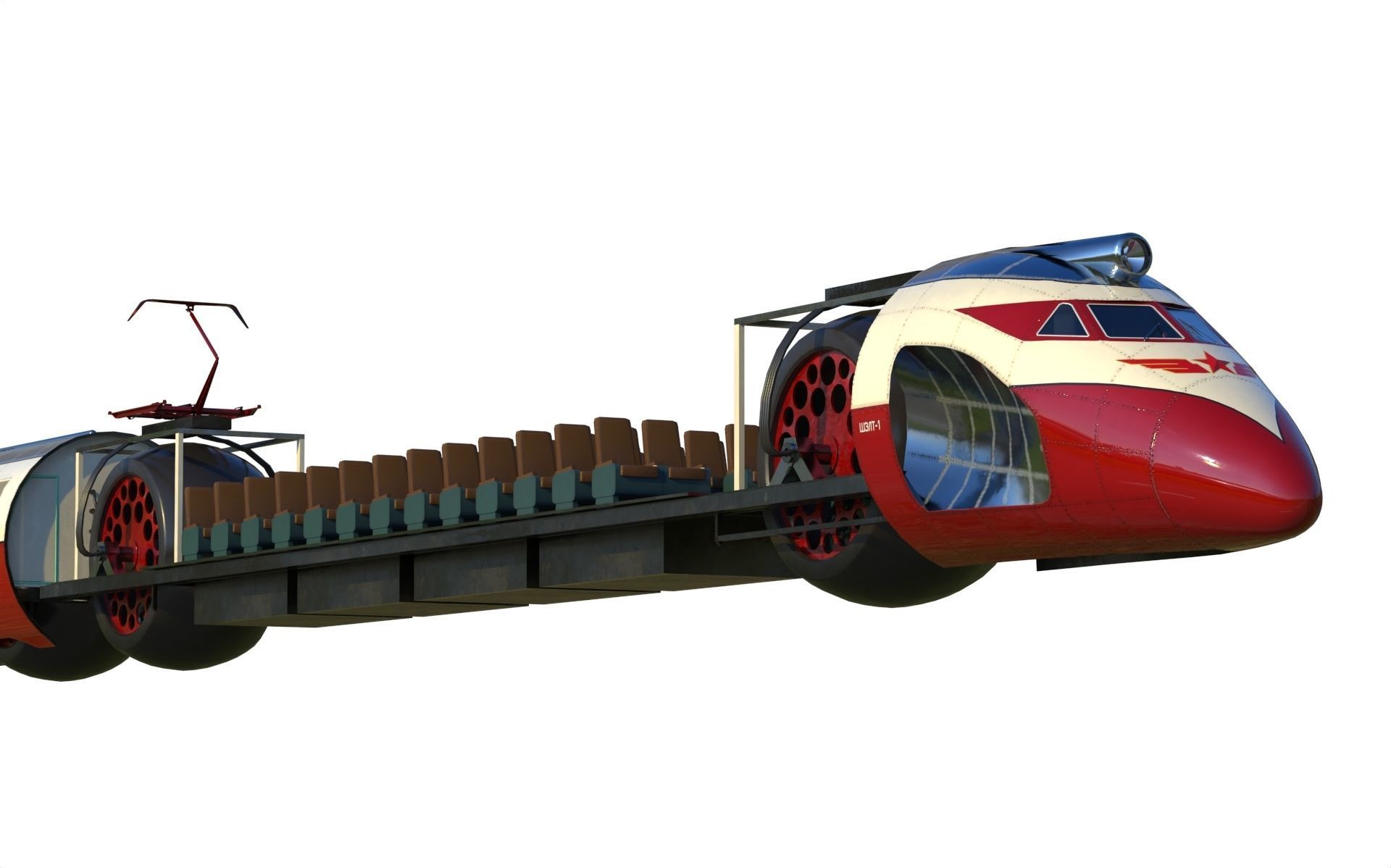 Ball Train of Yarmolchuk SHELT 3D model_9